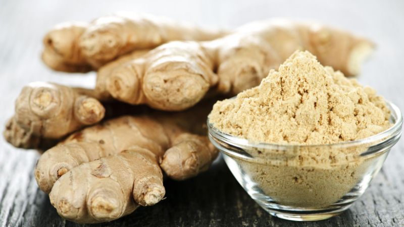Le proprietà dello zenzero fresco e disidratato